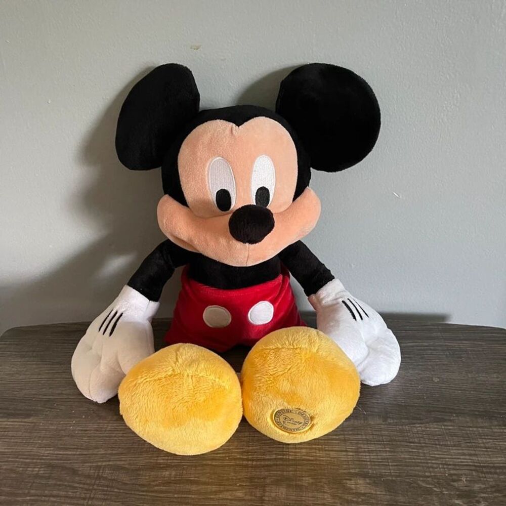 Mickey Mouse Classic Original Genuine Authentic Disney Store Plush Toy 18in